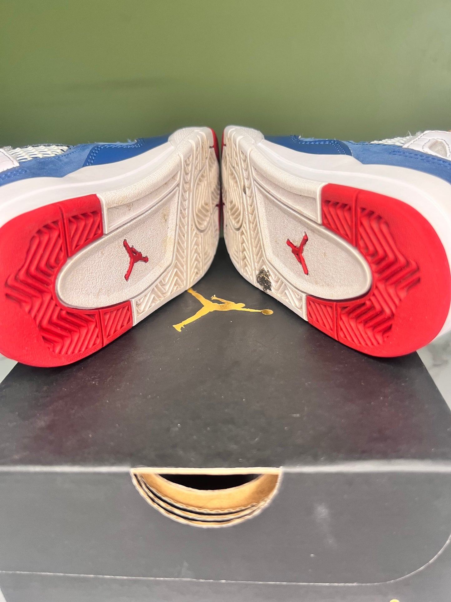 Jordan 4 Retro (TD) Blue Red White 9C
