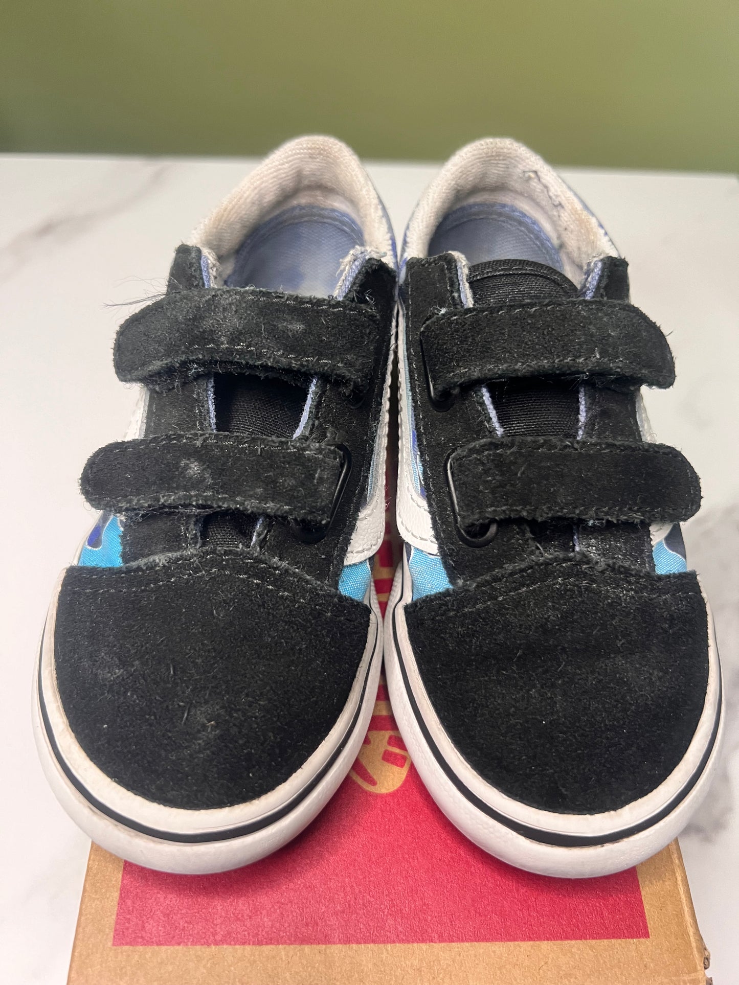 Vans Old Skool V Blue White 9C