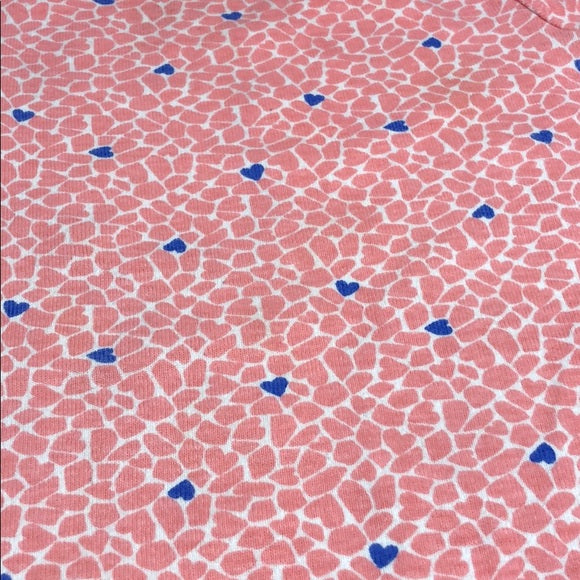 Carter’s Blue Heart Onesie Pink Blue