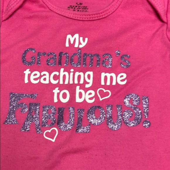 Fabulous Onesie Pink Purple White