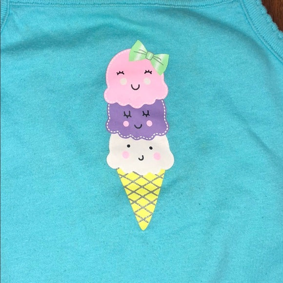 Garanimals Fruit & Icecream Tank Onesie Bodysuits (2-Piece)