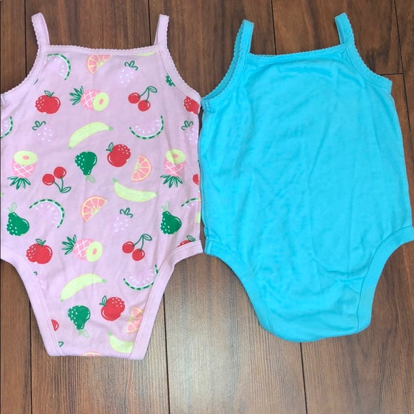 Garanimals Fruit & Icecream Tank Onesie Bodysuits (2-Piece)
