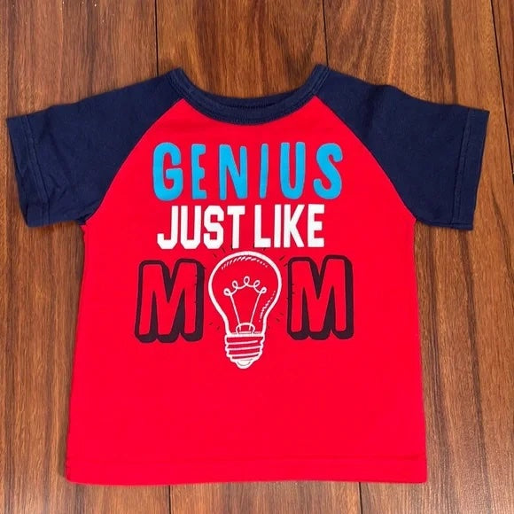 Garanimals Red White and Blue Genius Just Like Mom T-Shirt