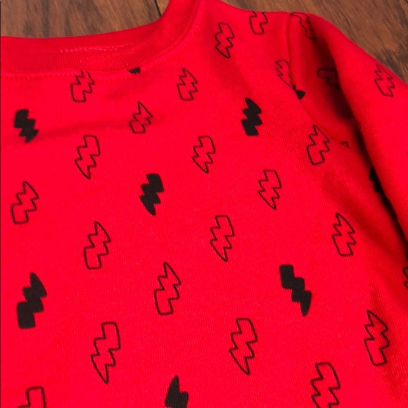 Garanimals Red & Black Lightening Bolt Sweatshirt