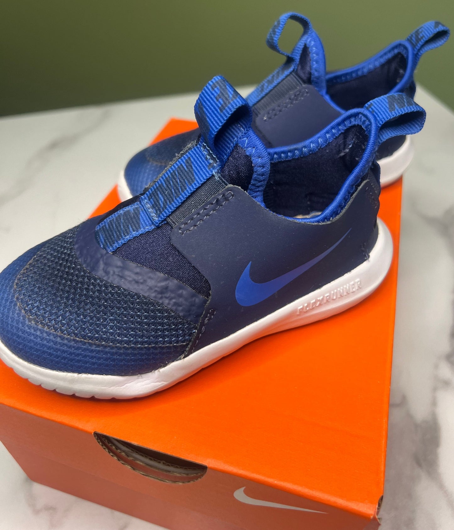 Nike Flex Runner (TD) Blue Sneakers 8C