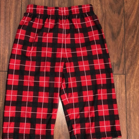 Koala Kids Red Plaid Pajamas