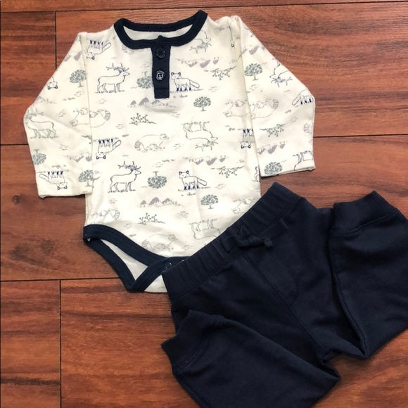 Kyle & Deena Long Sleeve Onesie