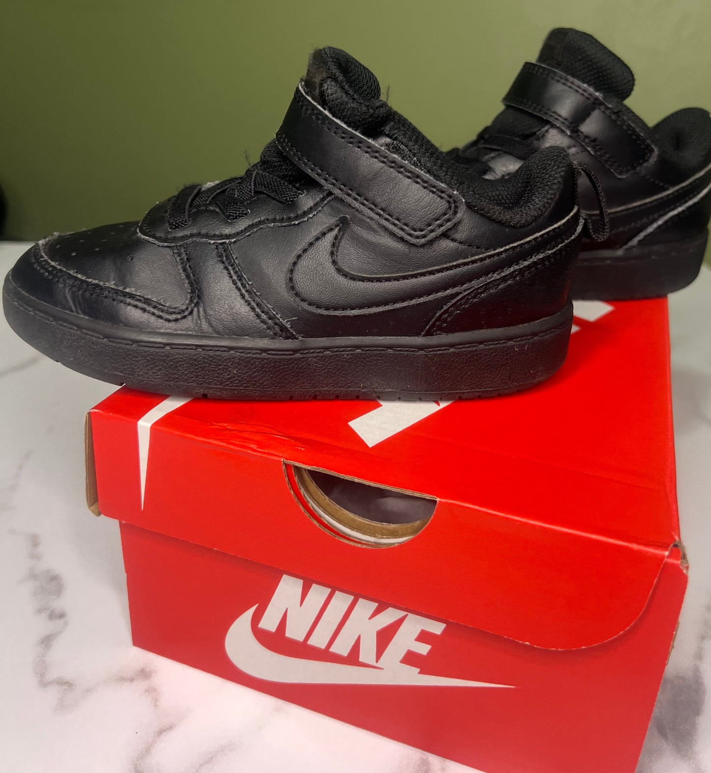 Nike Court Borough Low (TD) Black 9C