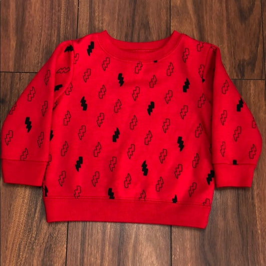 Garanimals Red & Black Lightening Bolt Sweatshirt