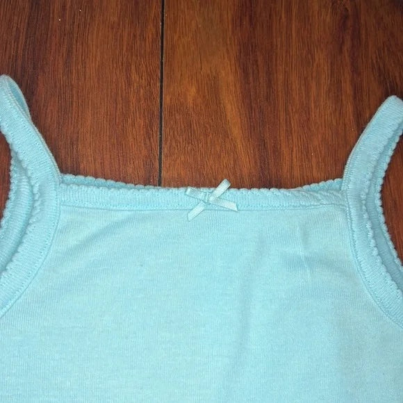 Garanimals Teal and White Tank and Short Outfit Set