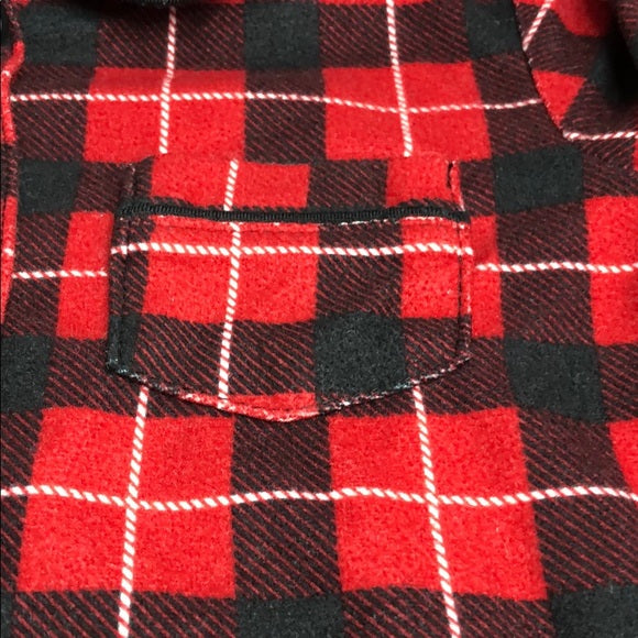 Koala Kids Red Plaid Pajamas