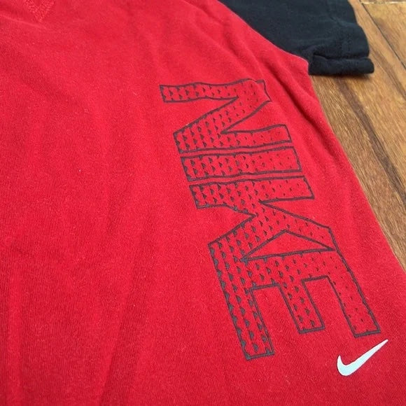 Nike T-Shirt (Red and Black)