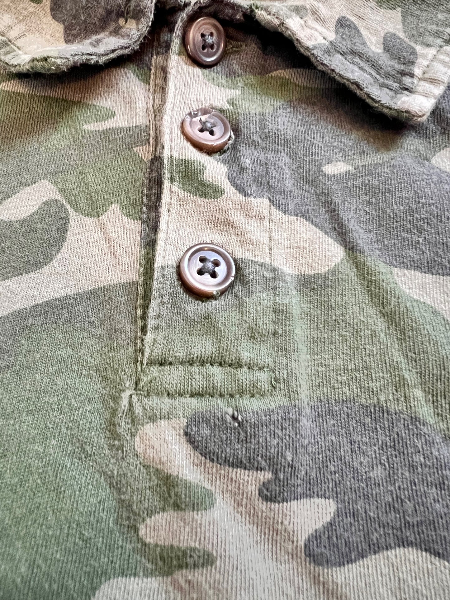 Old Navy Camouflage Shirt with Collar