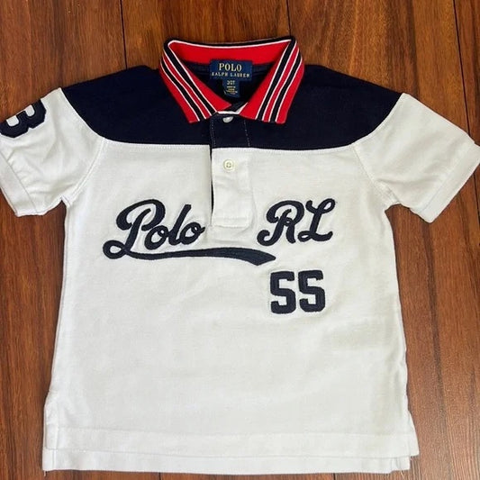Polo Ralph Lauren Red White and Blue Collar Shirt