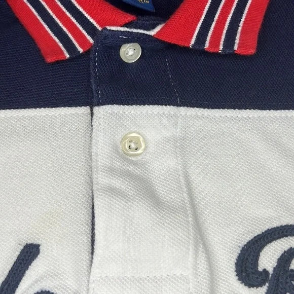 Polo Ralph Lauren Red White and Blue Collar Shirt