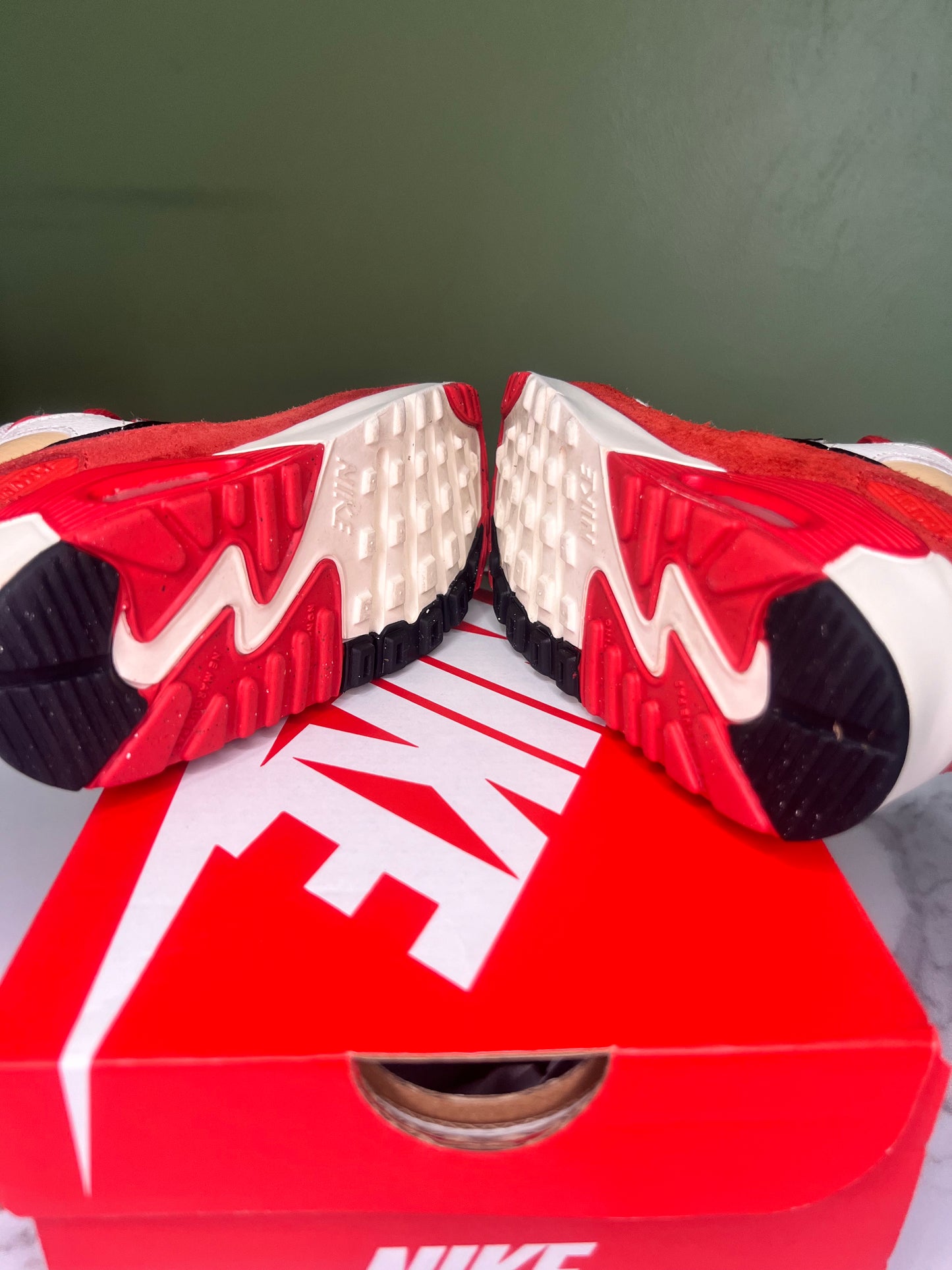 Nike Air Max 90 (TD) Tan Red 9C