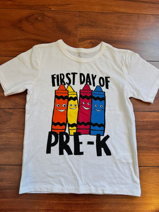 The Children's Place First Day of Pre-K T-shirt